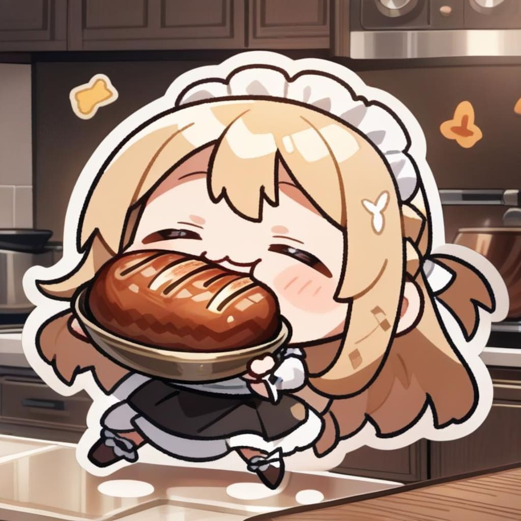 お食事大好きメイドちゃん