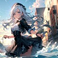 彲影(ちかげ)× 水上竜巻の嵐の神Ewiniar 4枚目