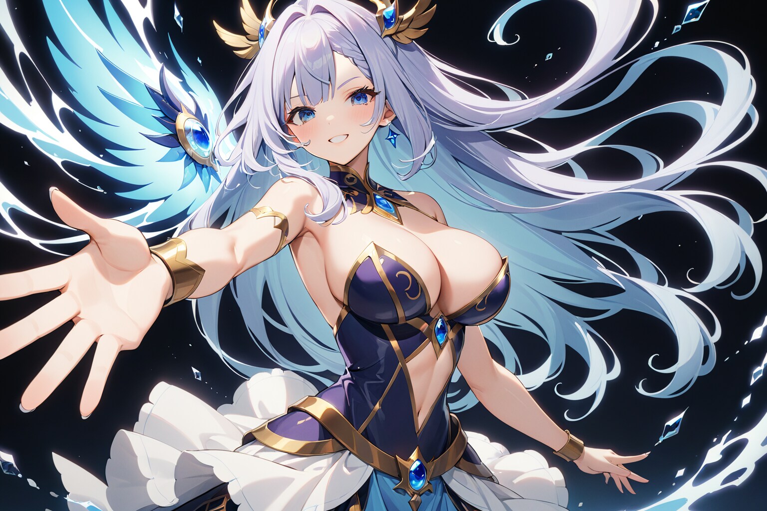 彲影(ちかげ)× 水上竜巻の嵐の神Ewiniar