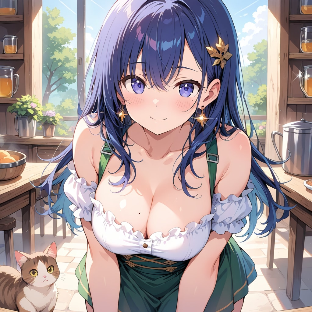 谷間をアピールしたい、あい。