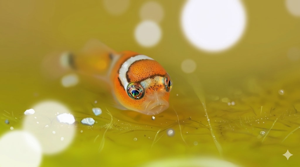 天使の輪を持つダンゴウオ