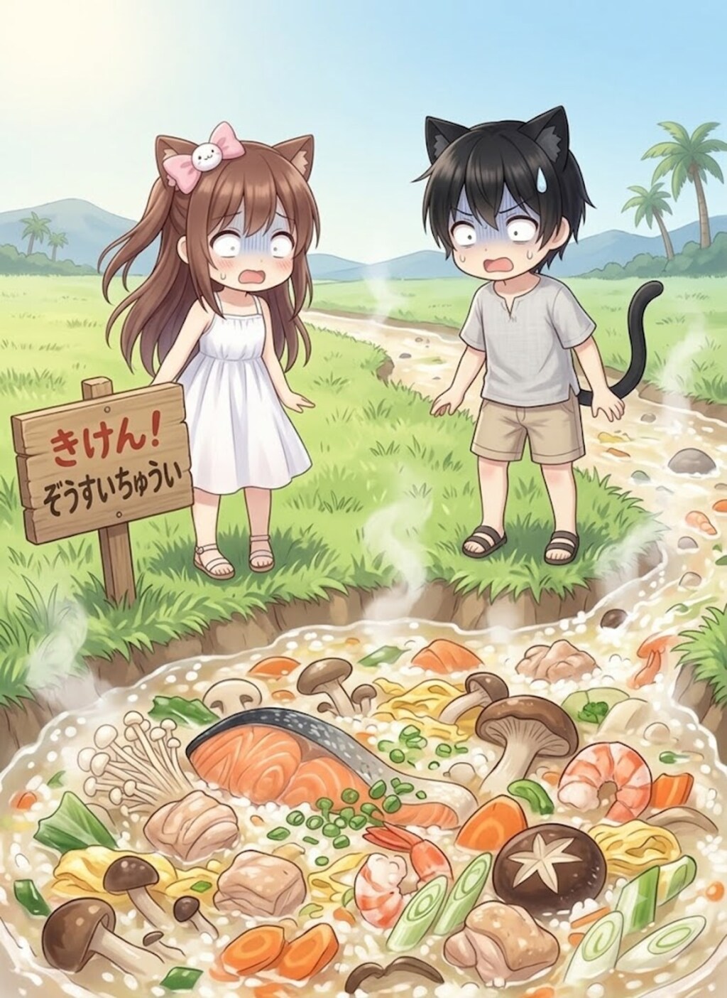 大雨でぞうすい