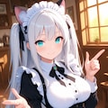 午後も頑張りますよご主人様✨メイドcilucilu 2枚目