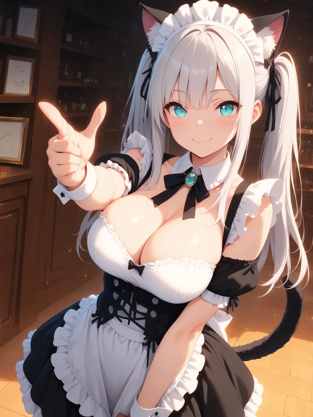 午後も頑張りますよご主人様✨メイドcilucilu