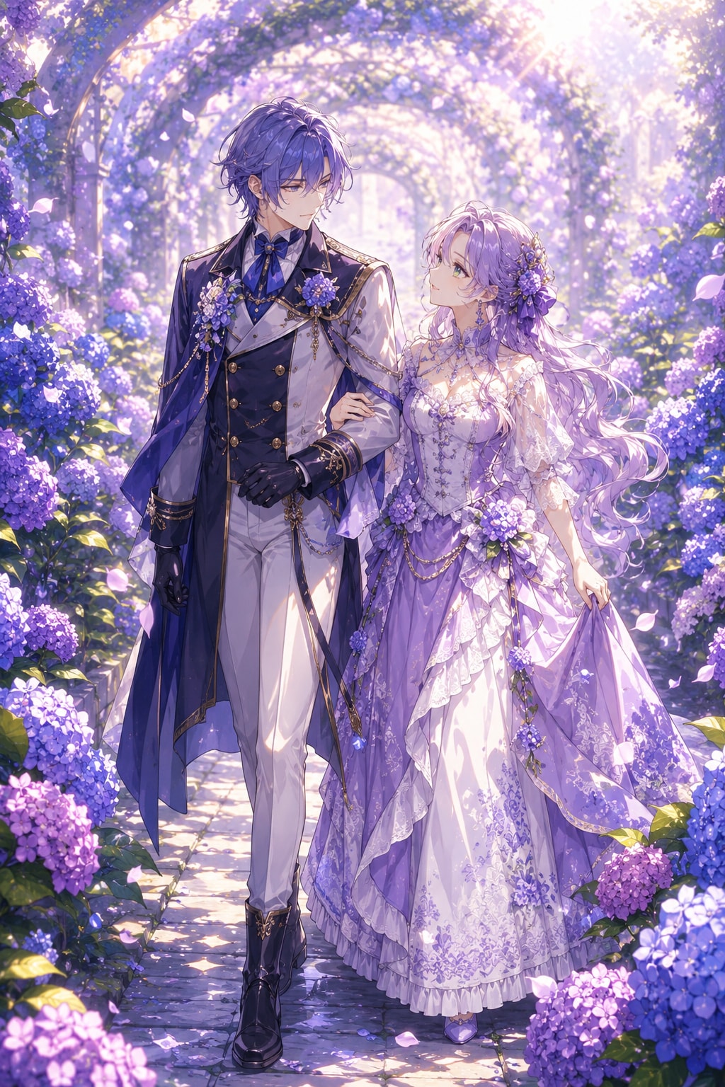 紫陽花の麗人