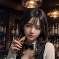 セクシーバーテンダーのお姉さん 6枚目