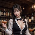 セクシーバーテンダーのお姉さん 2枚目