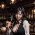 セクシーバーテンダーのお姉さん 5枚目