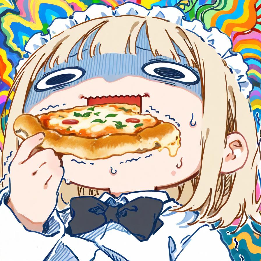 ワ…ワイのこのエネルギー…🍕🍕🍕 | の人気AIイラスト・グラビア