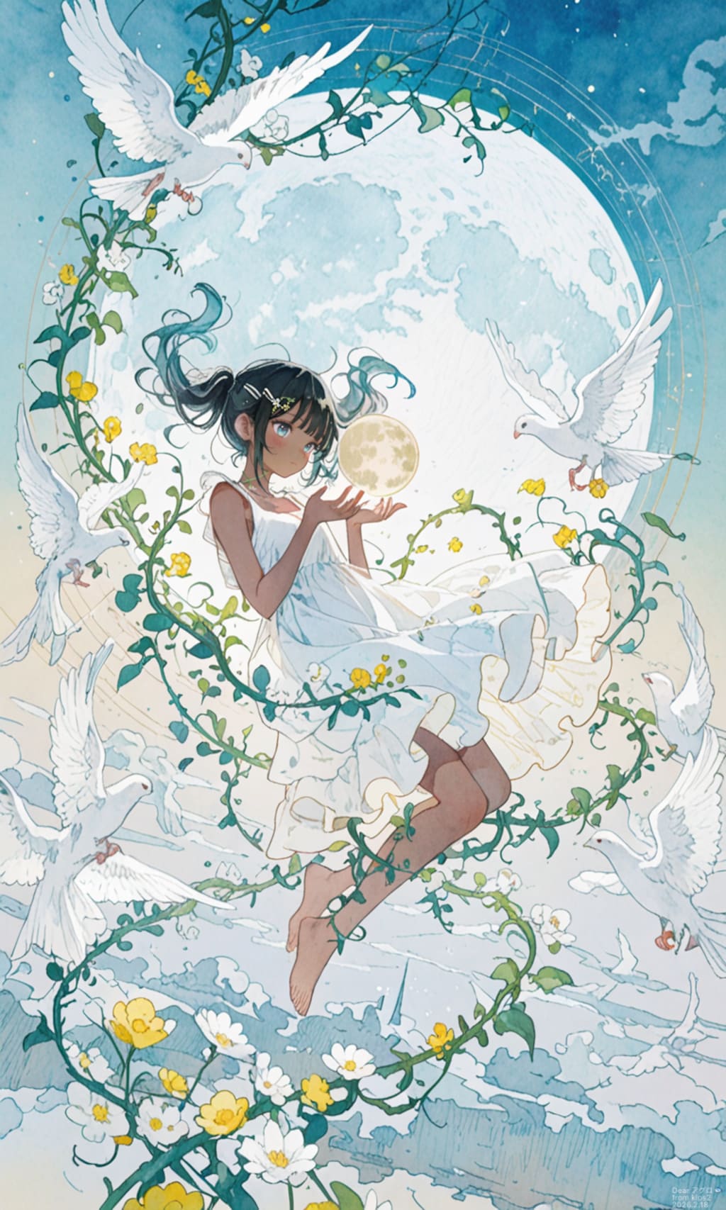 こなつちゃん　羽ばたき2