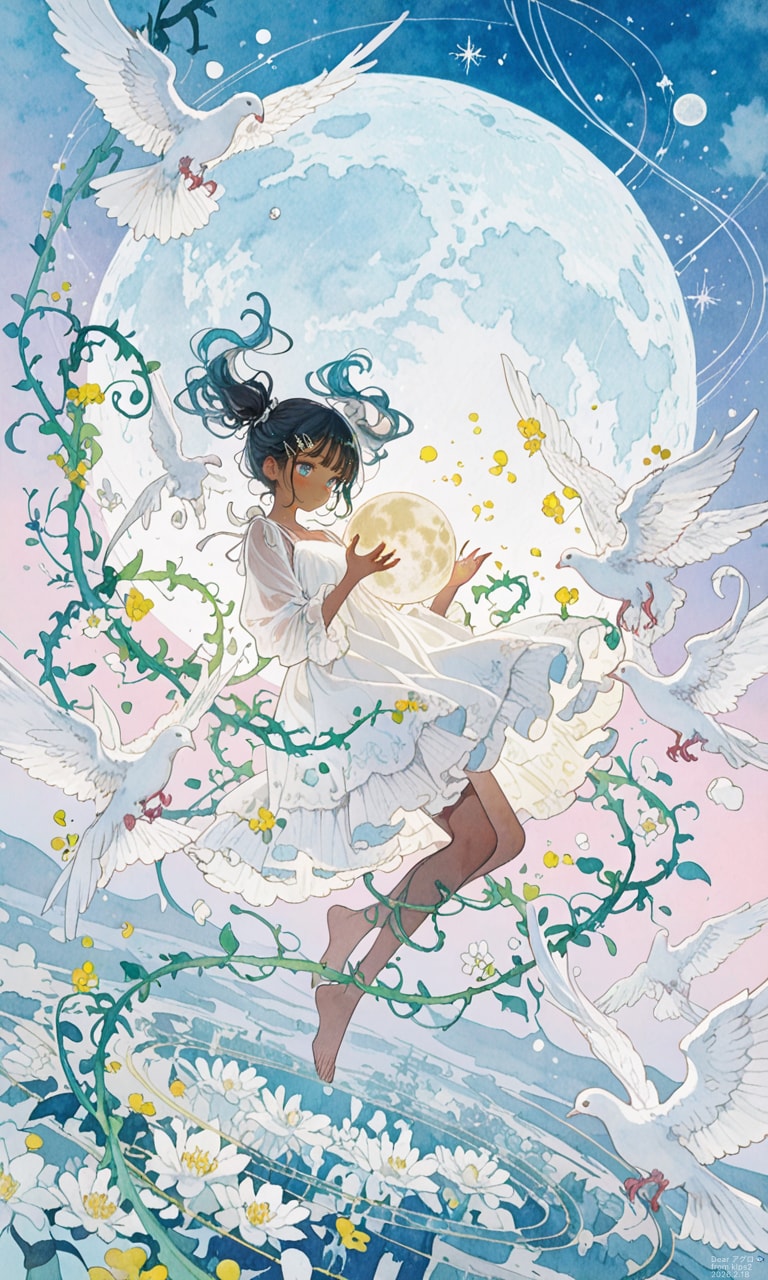 こなつちゃん　羽ばたき2 | の人気AIイラスト・グラビア