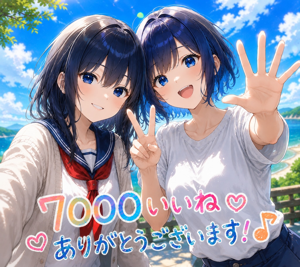 7000いいね