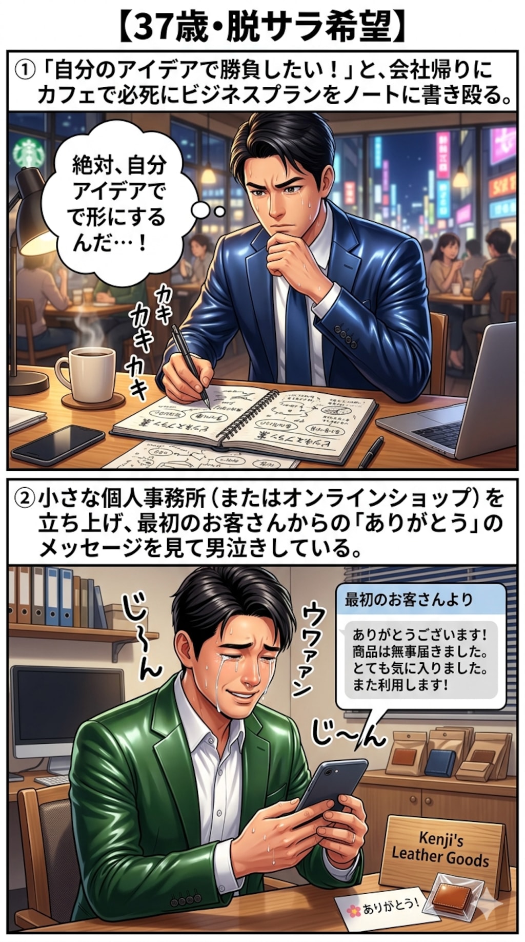 2コマ漫画