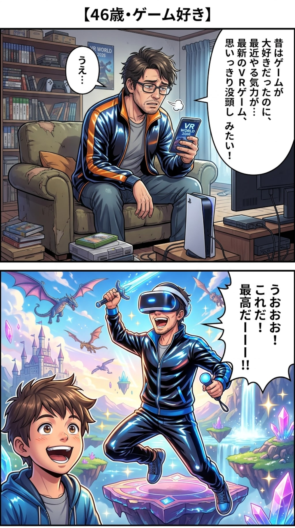 2コマ漫画
