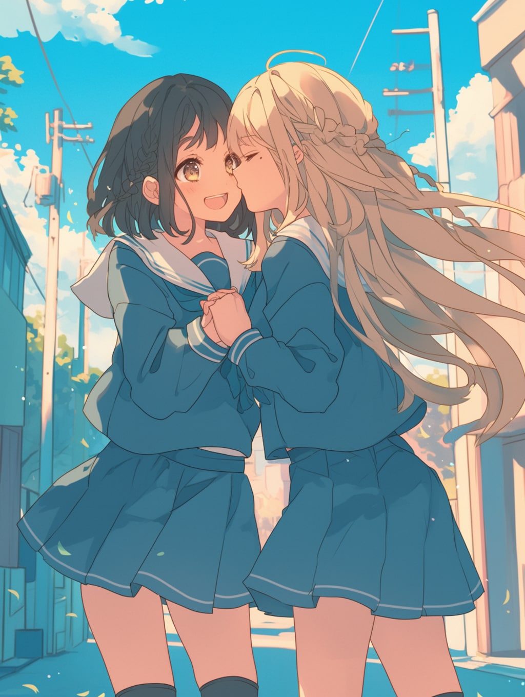 キスしたい二人のJK205