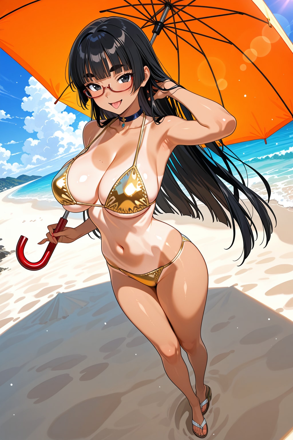 ゴールデンビキニ太まゆ姉ちゃん