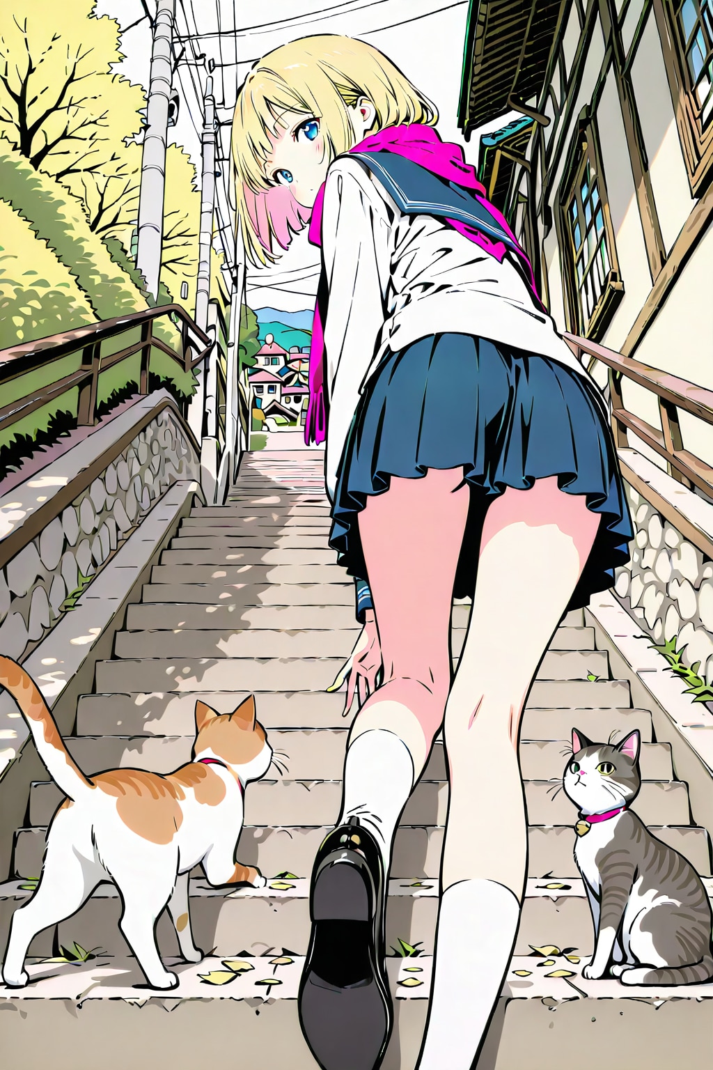 猫の細道(QILIN)(春)(13) | の人気AIイラスト・グラビア