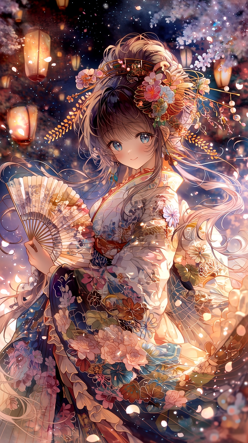 夜の灯り | の人気AIイラスト・グラビア