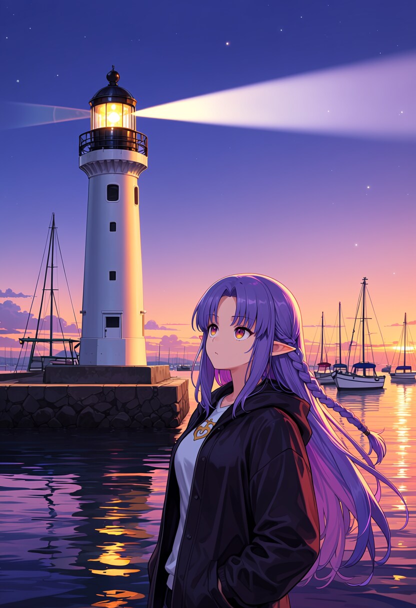星明かりの灯台