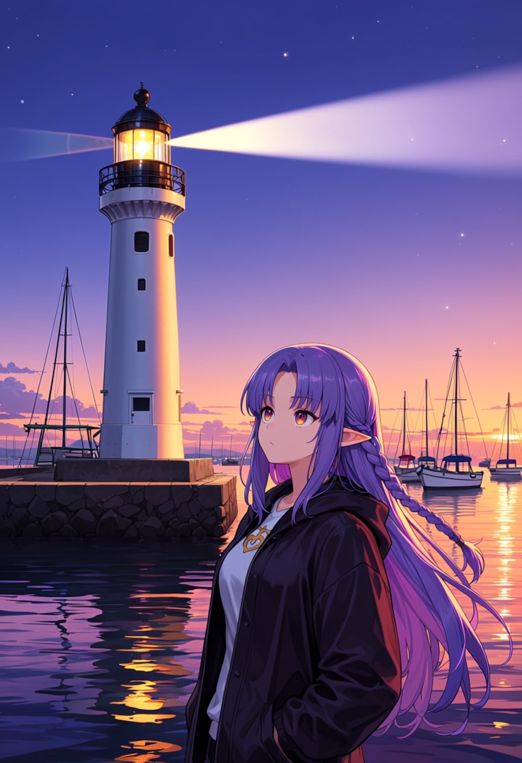 星明かりの灯台