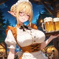 酒場給仕エルフさん。 3枚目