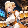 酒場給仕エルフさん。 2枚目