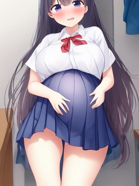 放課後の学校でJCがママになる