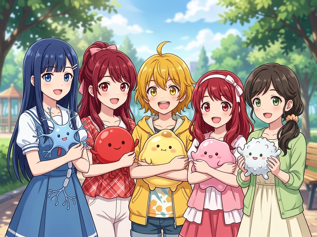 カズの子と 細胞マスコット | の人気AIイラスト・グラビア