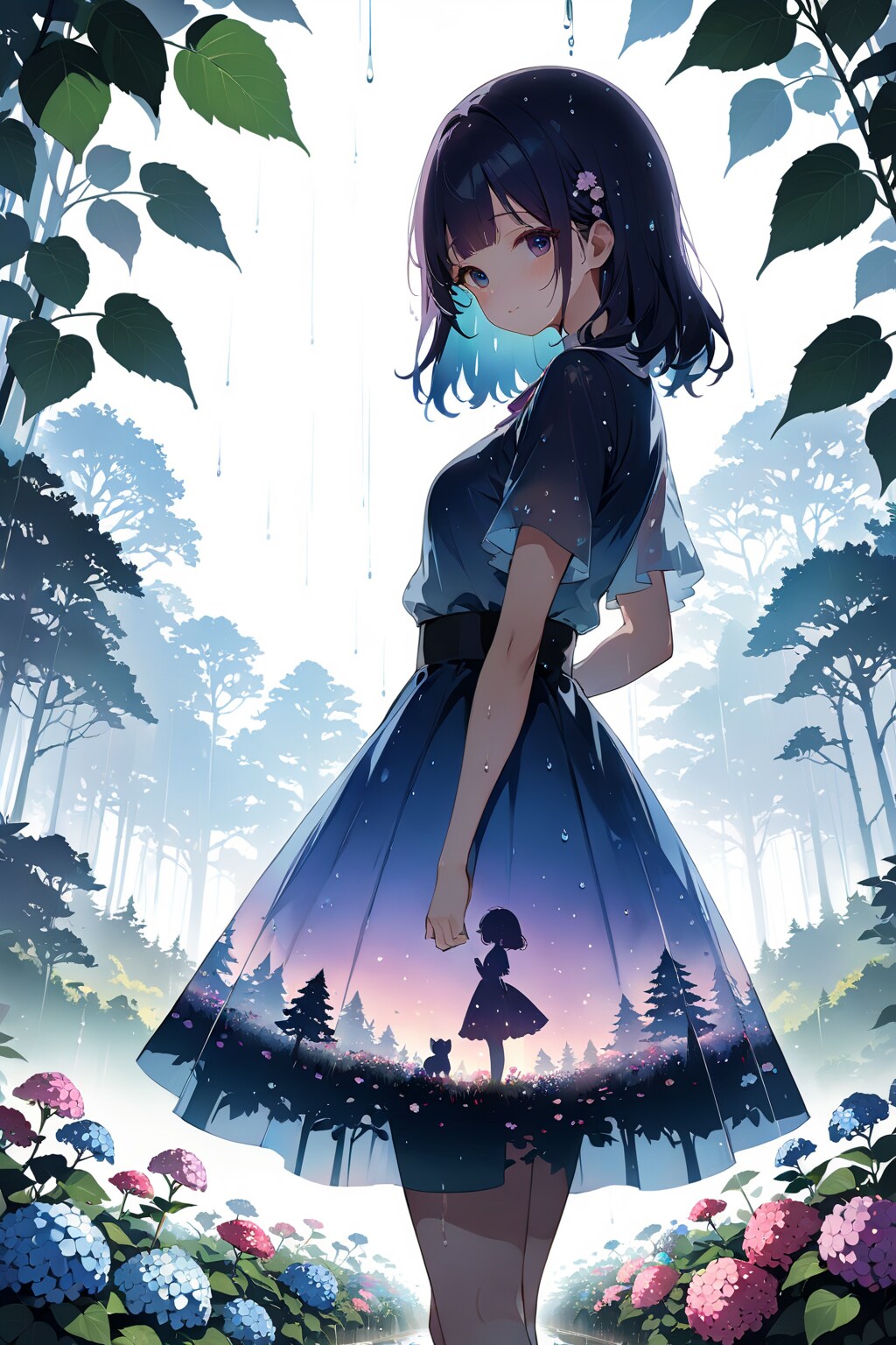 梅雨 | の人気AIイラスト・グラビア