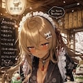 和風喫茶メイドおにくちゃん🍖 2枚目
