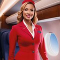 The Skies’ Most Beautiful Stewardess – A Breathtaking Vision of Elegance and Professionalism 5枚目