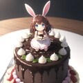 バニーケーキ。 6枚目