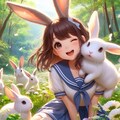 うさちゃんハーレムｗ 2枚目