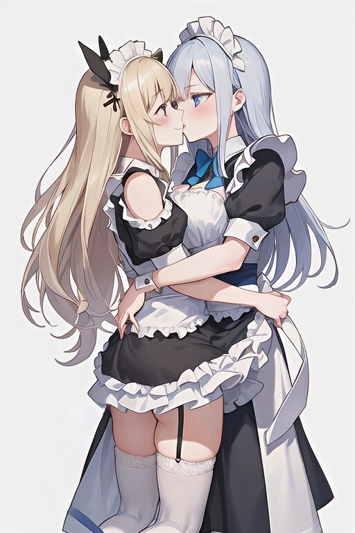 百合関係のメイドちゃん