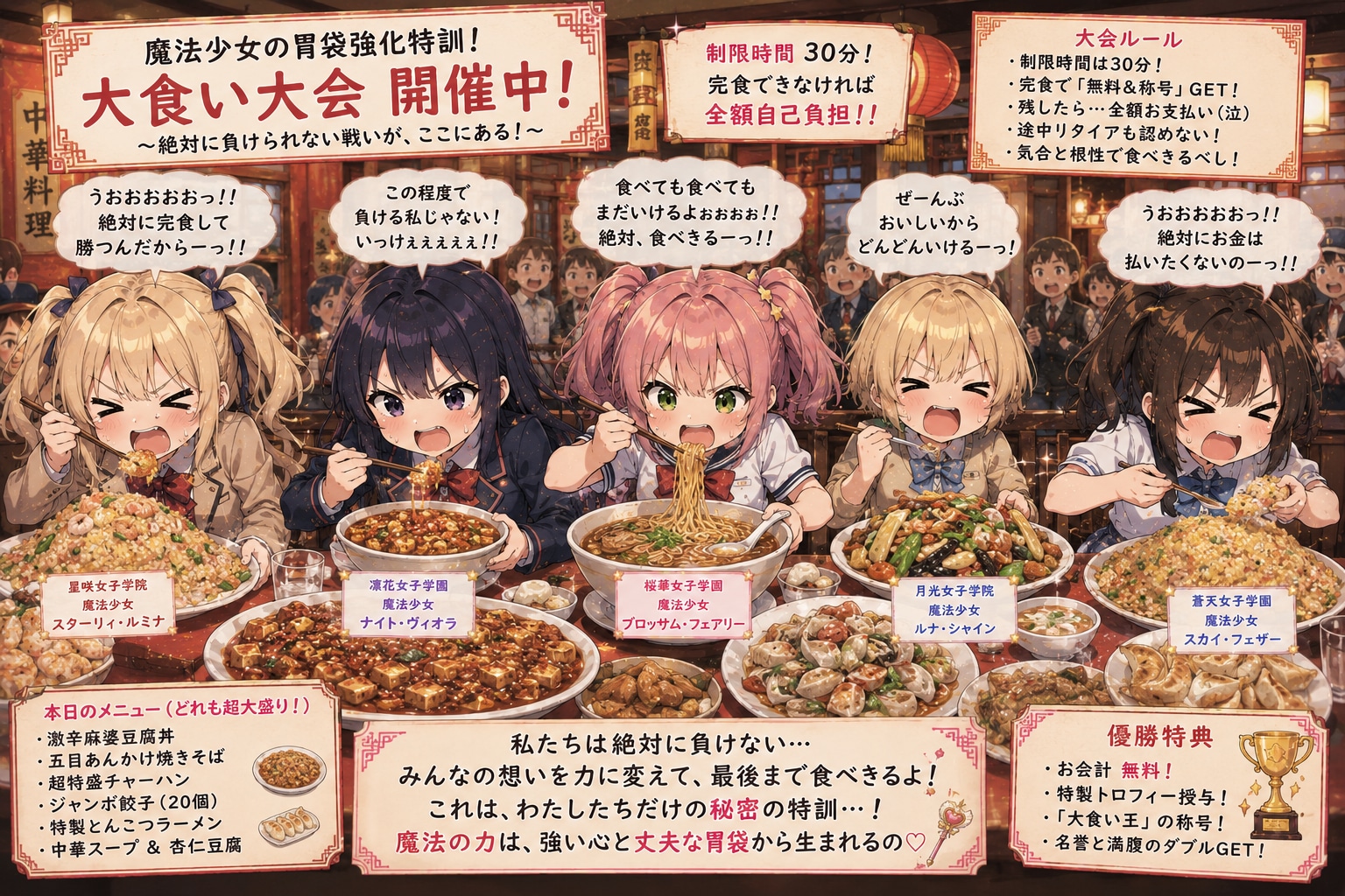例）魔法少女の日常（秘密の特訓２）