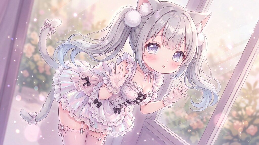 硝子越しの春猫夢