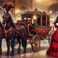 出展："Crimson Phantom" Concept Landau Carriage - Lord Damien Rothford, the Crimson Viscount 3枚目