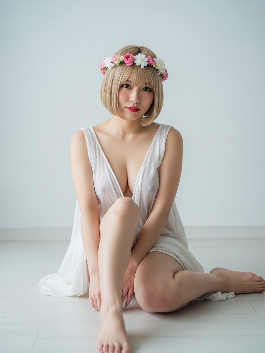 目線、下がってますよ。うふふ、いやらしい目をされていますね。