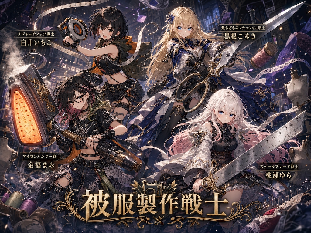 被服製作武器戦士！