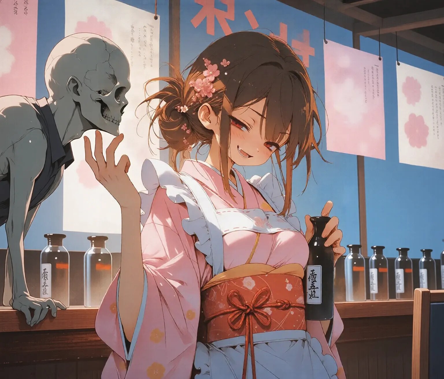 小料理屋の女将は黒魔術師