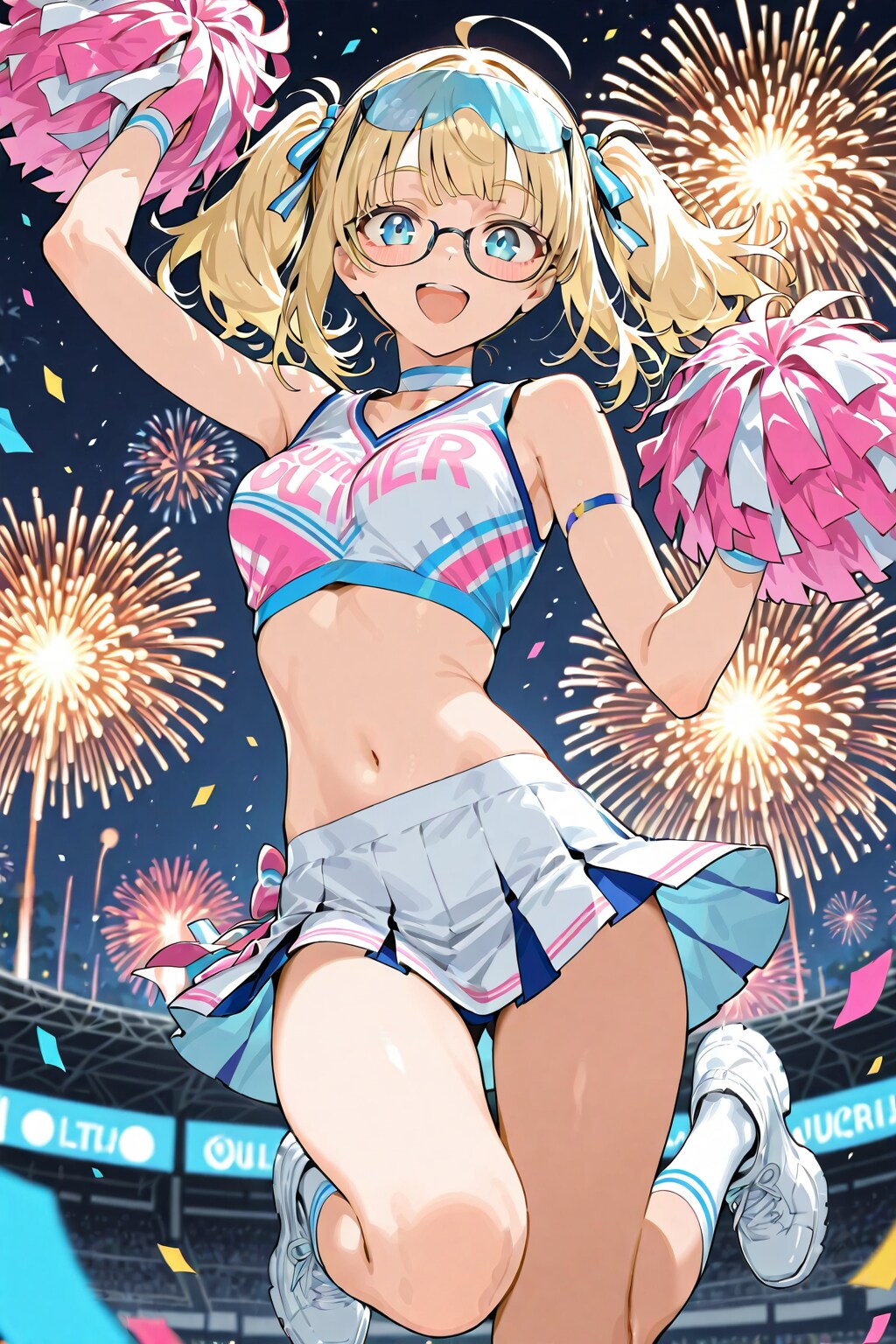 メガネ美少女チアガール