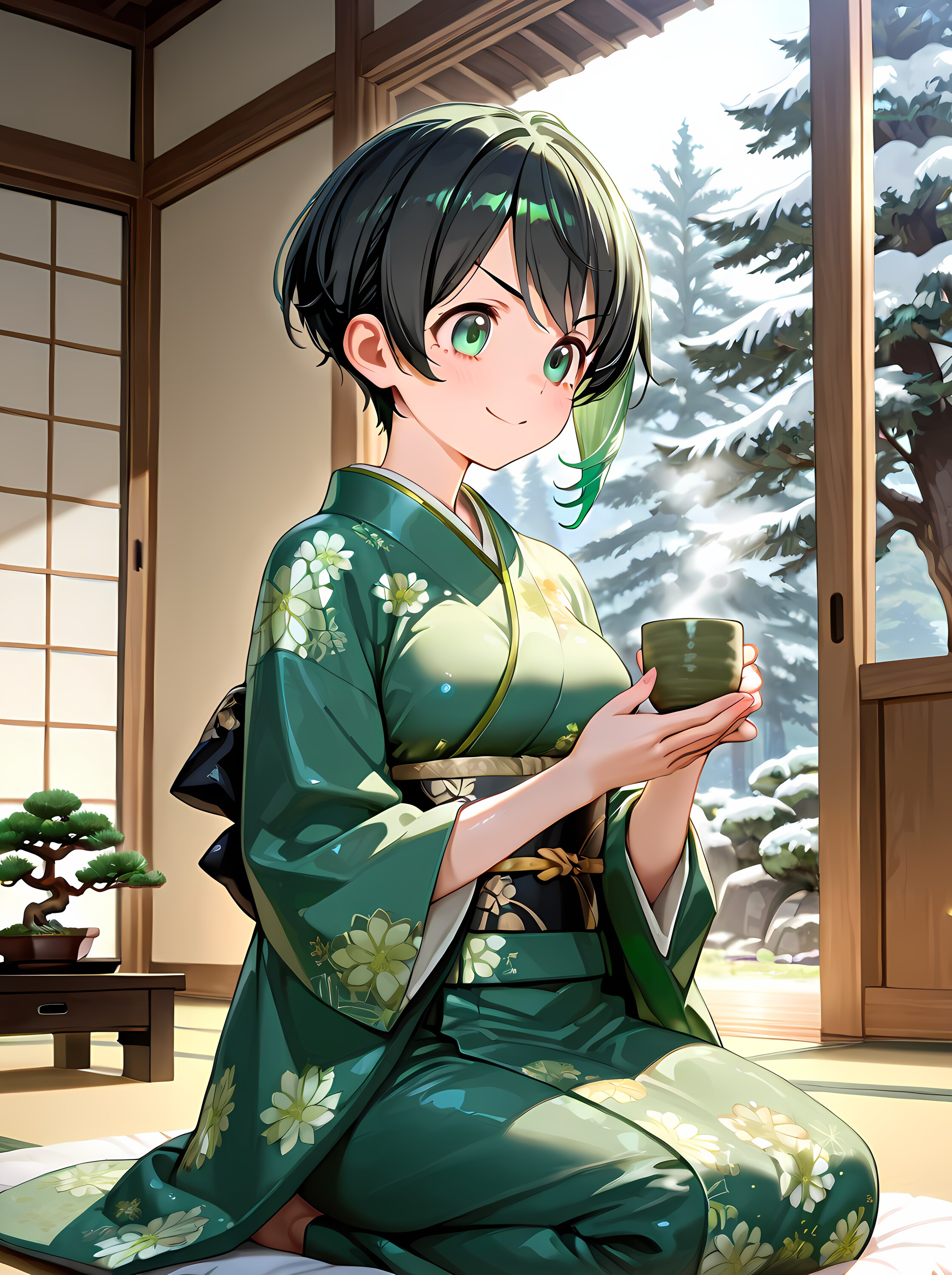 「わたくし、お茶を少々嗜んでおりまして…😌」