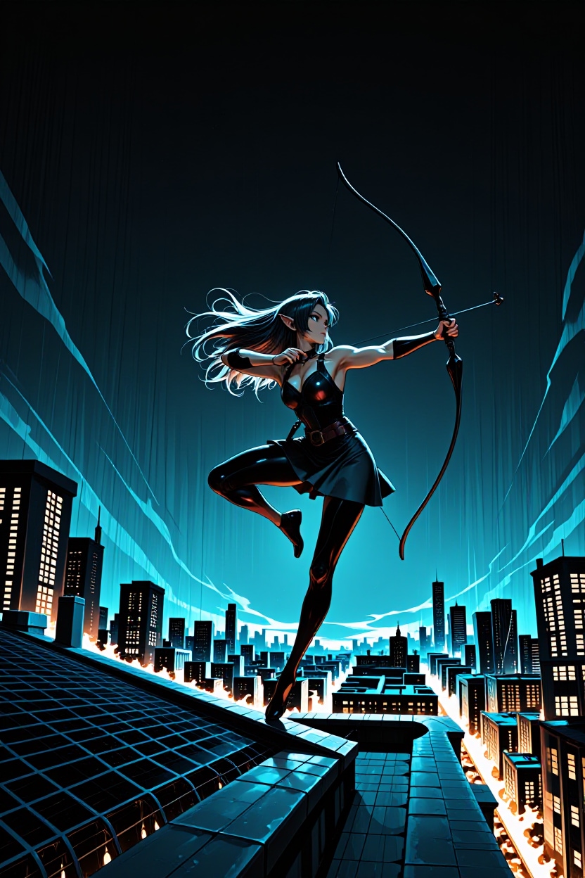night archer | の人気AIイラスト・グラビア