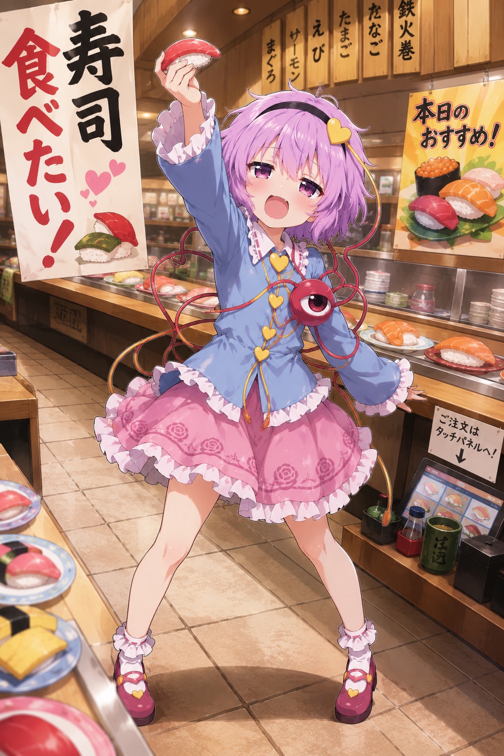 寿司が食べたいさとりちゃん