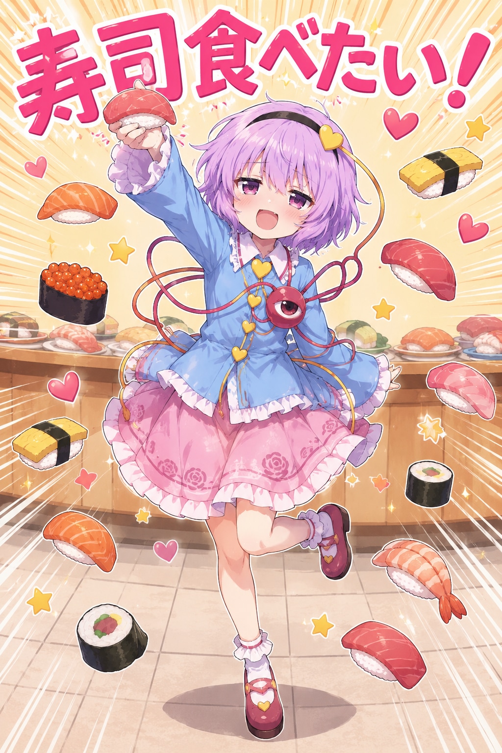寿司が食べたいさとりちゃん