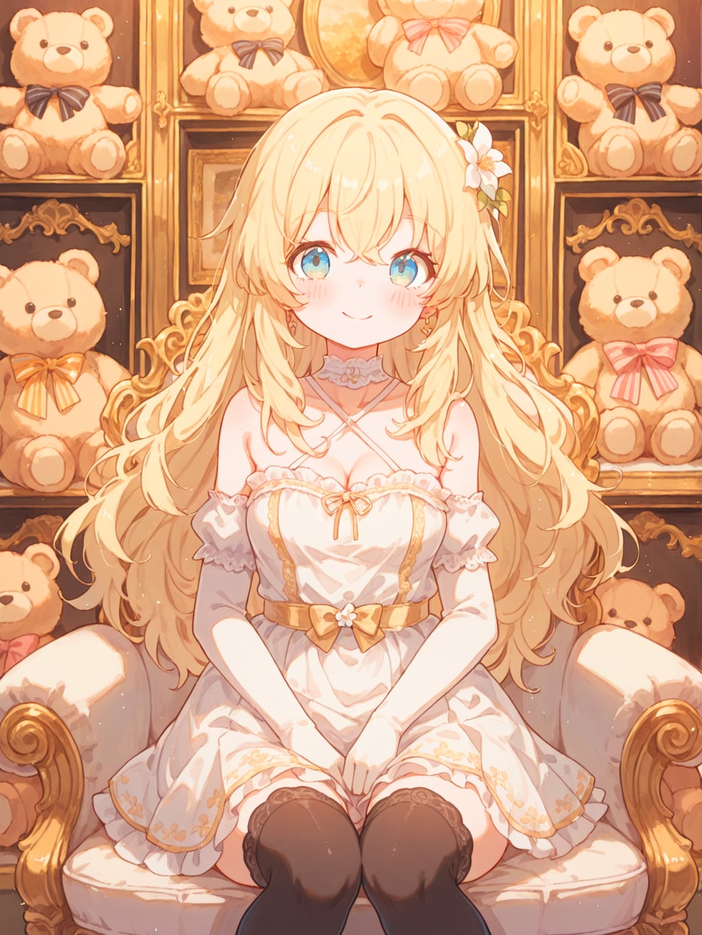 お嬢様のテディベアコレクション