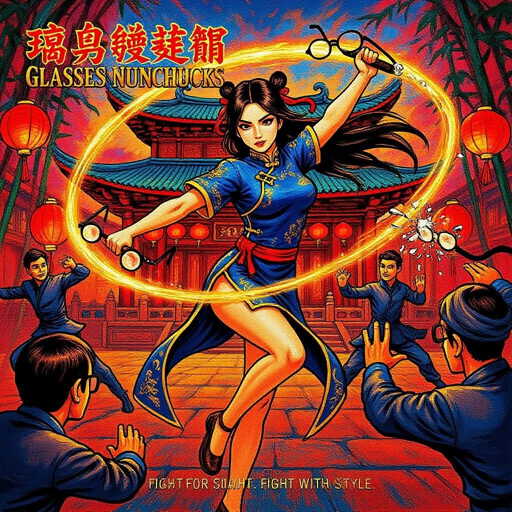 glasses Nunchucks　リメイク