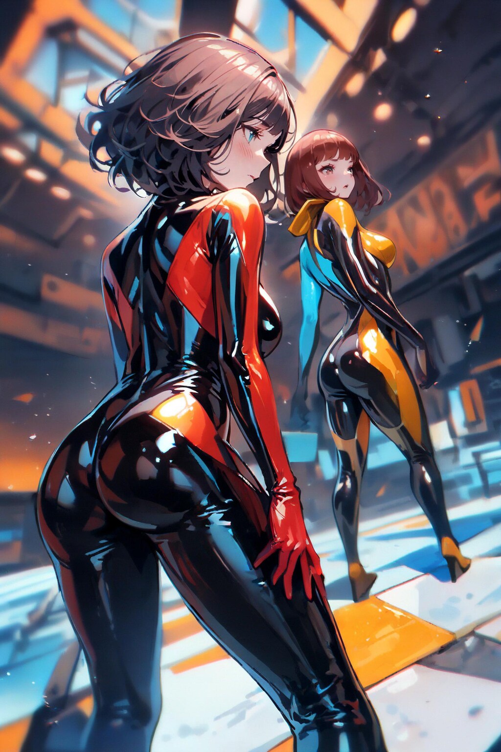 ラバースーツなお姉さん💕86