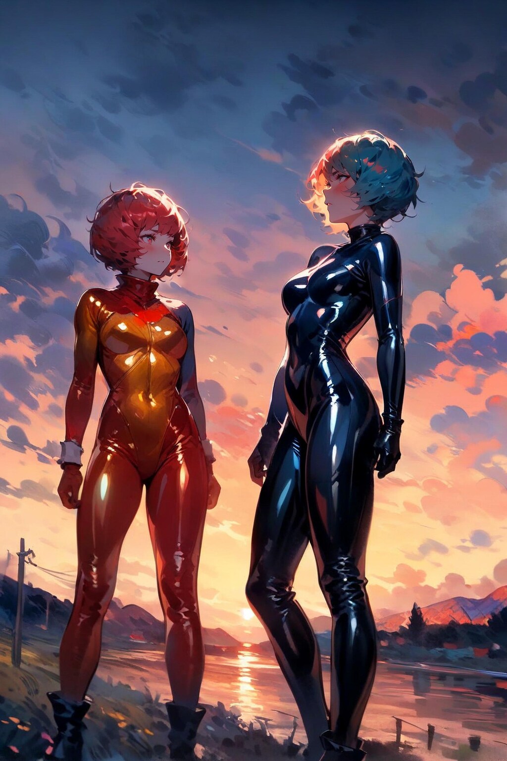 ラバースーツなお姉さん💕86