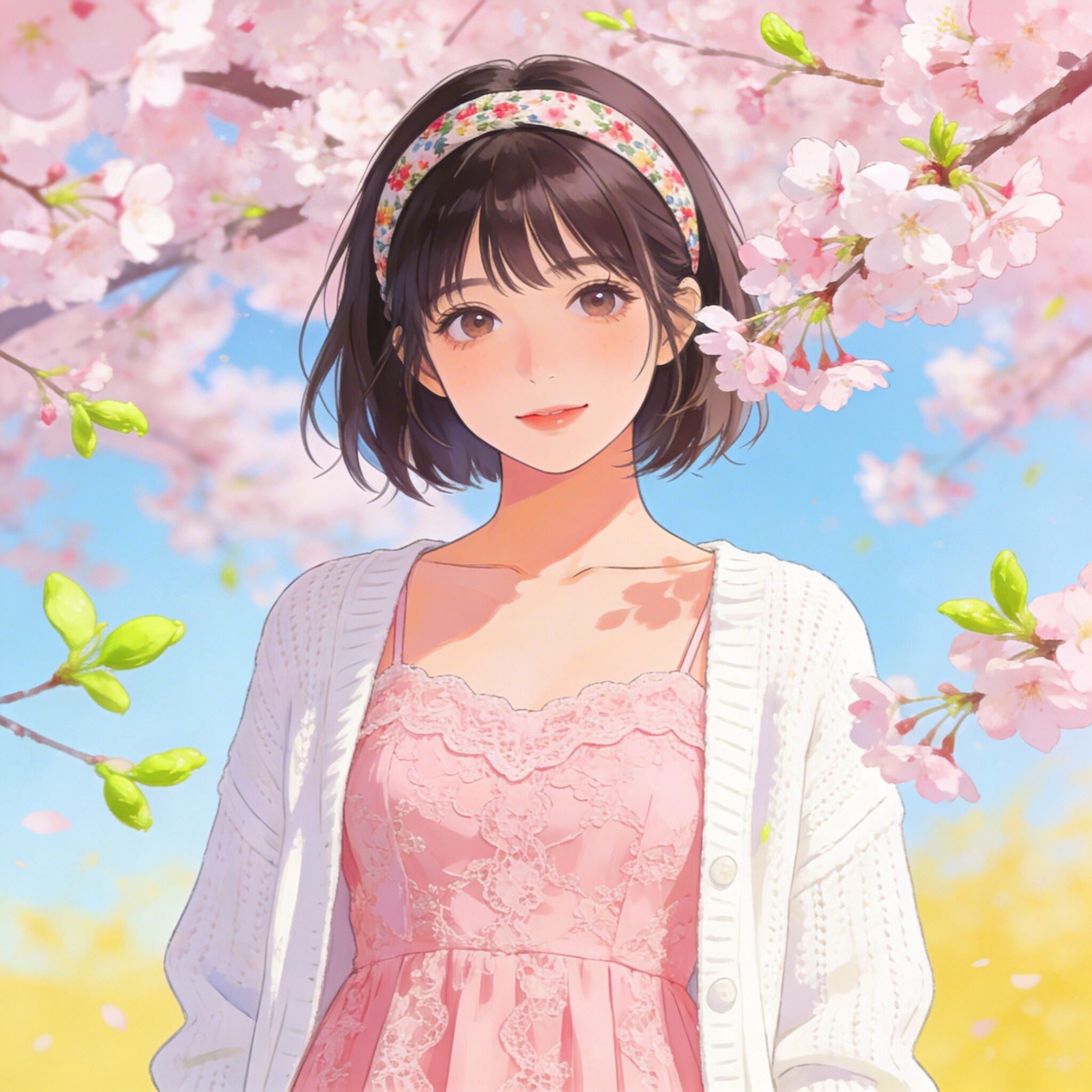 桜色の彼女